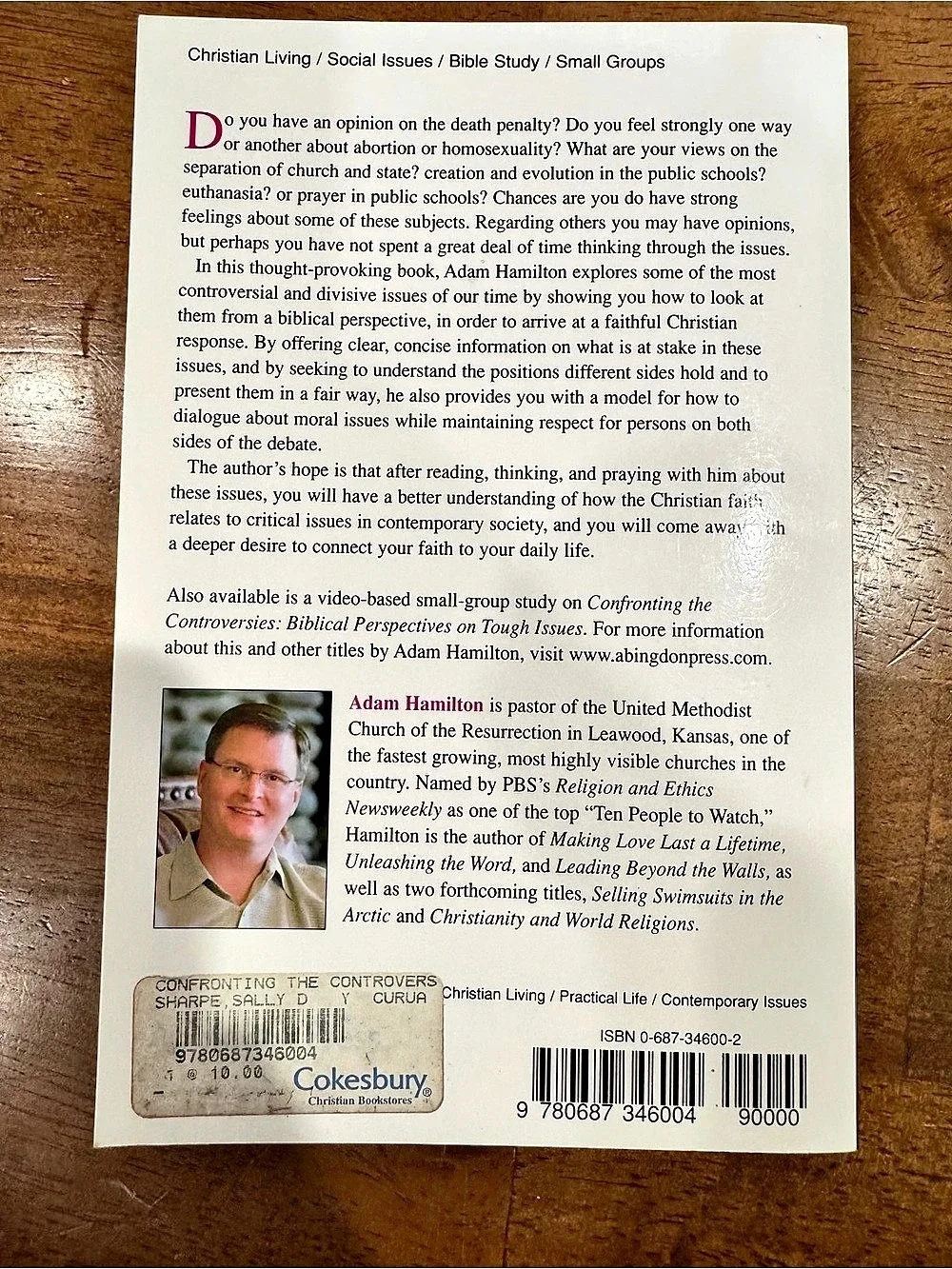 Abingdon Press Confronting the Controversies Religious Studies Book